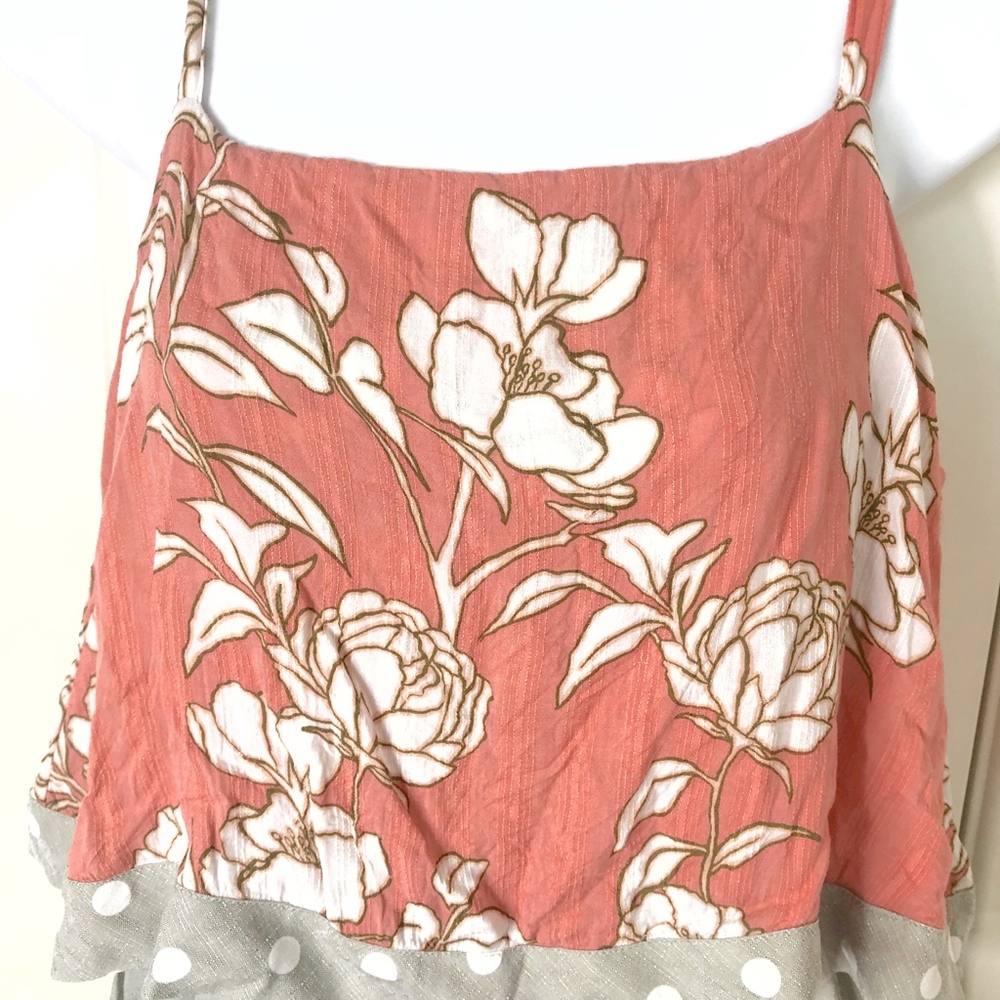 MINKPINK Lovina Pink Gray Playsuit Romper Pockets - Picture 3 of 7